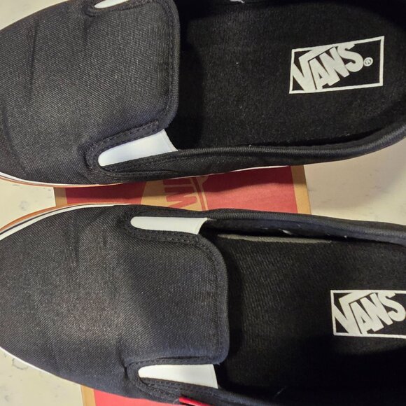 VANS Snow Lodge Slipper, Mens US Size 12 Black White Gum ***RARE*** NEW - Picture 5 of 7